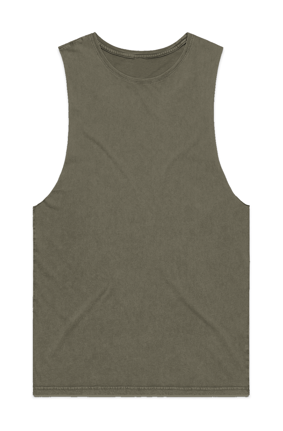 MENS STONE WASH BARNARD TANK
